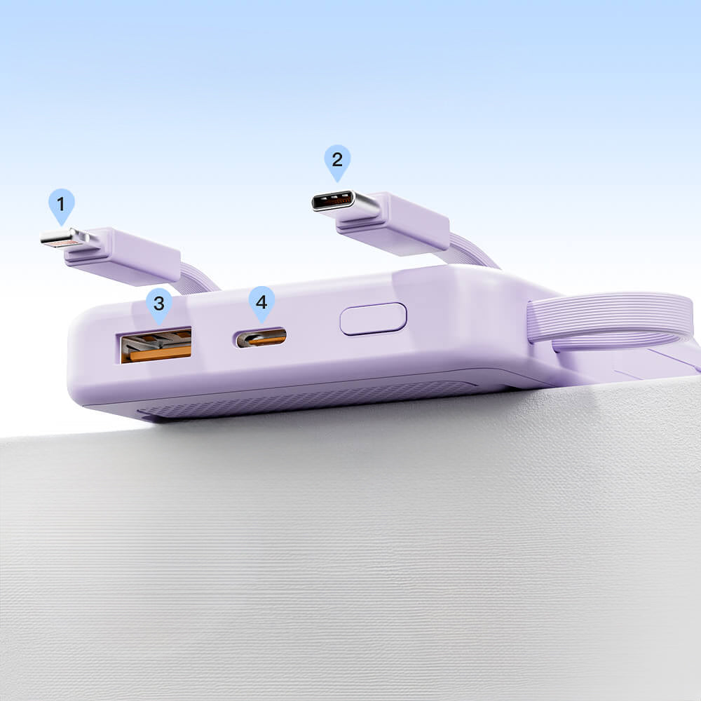 MagSafe Power Bank mit integrierten Kabeln