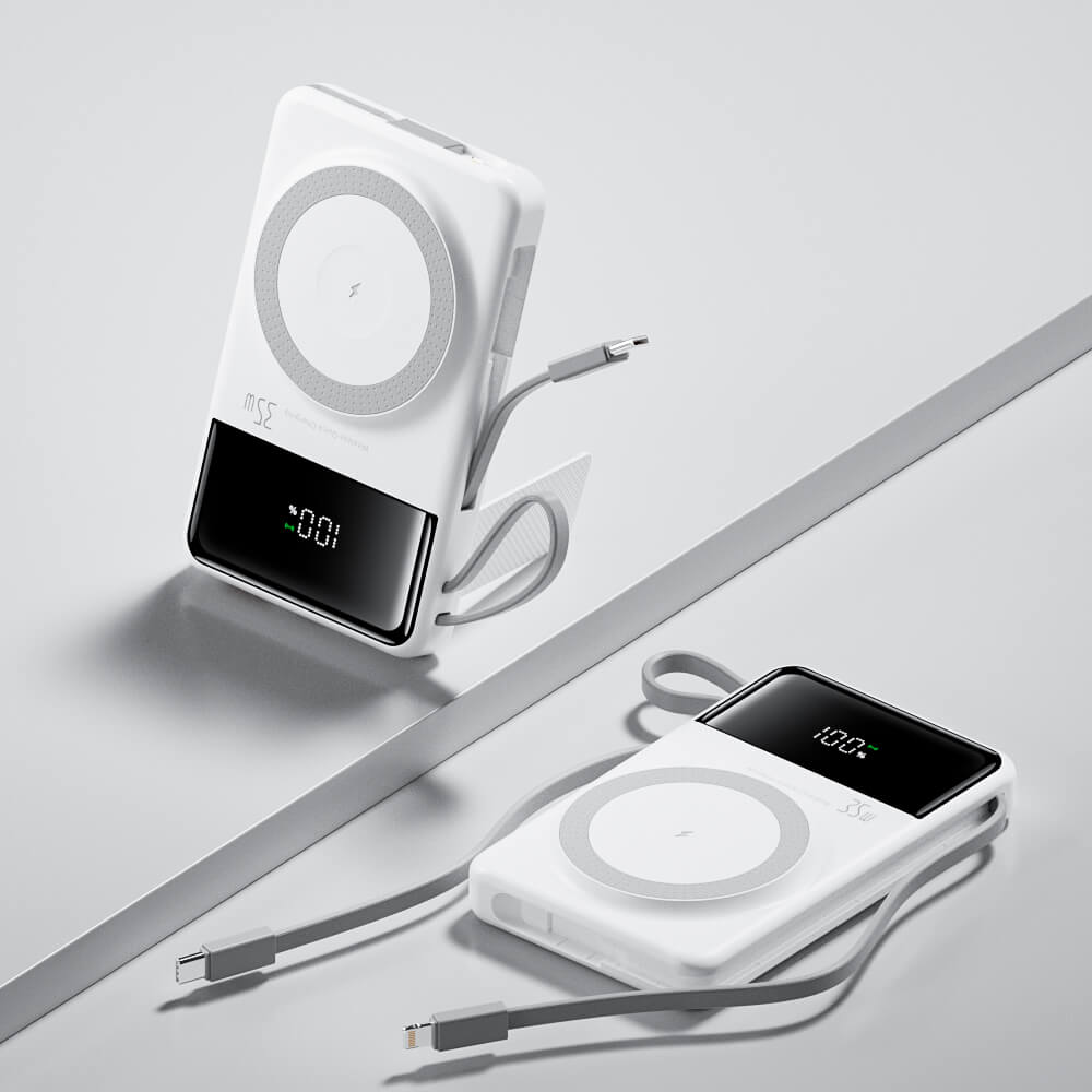 Batterie externe MagSafe avec câbles intégrés